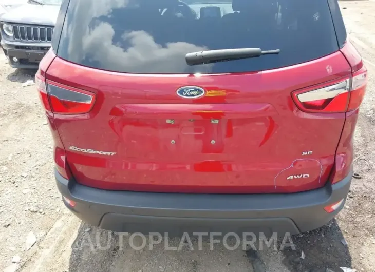 FORD ECOSPORT 2019 vin MAJ6S3GL5KC268488 from auto auction Iaai