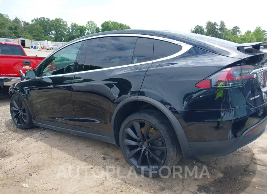 TESLA MODEL X 2017 vin 5YJXCAE20HF075364 from auto auction Iaai