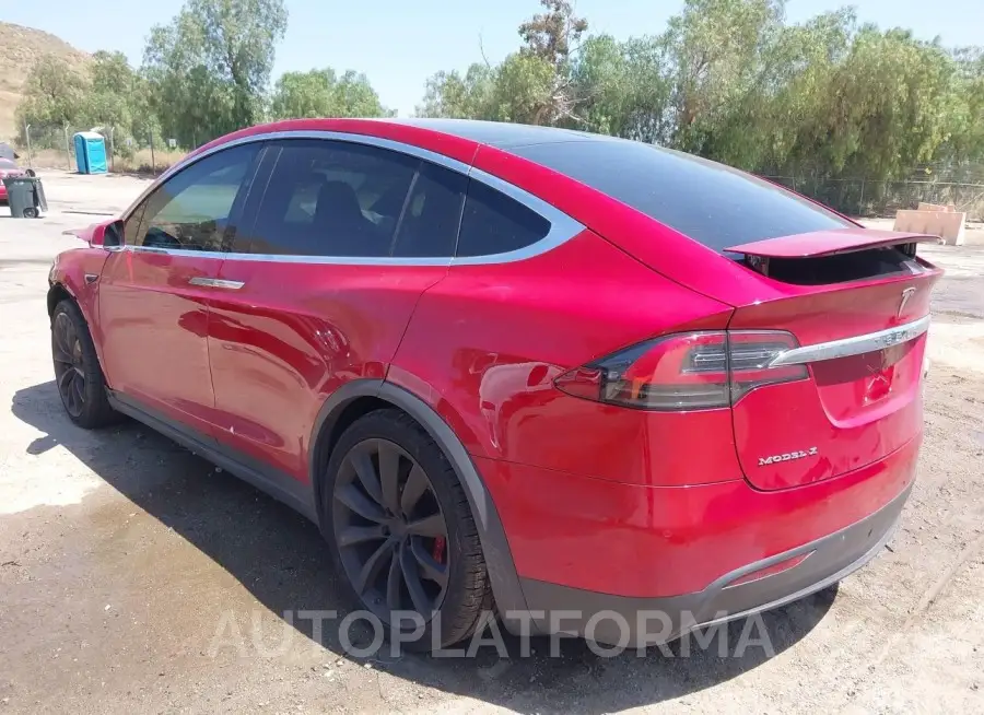 TESLA MODEL X 2019 vin 5YJXCBE49KF154272 from auto auction Iaai