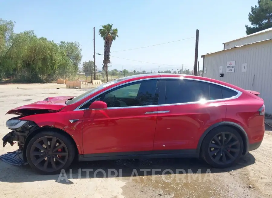 TESLA MODEL X 2019 vin 5YJXCBE49KF154272 from auto auction Iaai