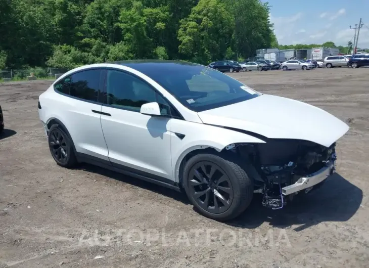 TESLA MODEL X 2023 vin 7SAXCAE58PF384415 from auto auction Iaai