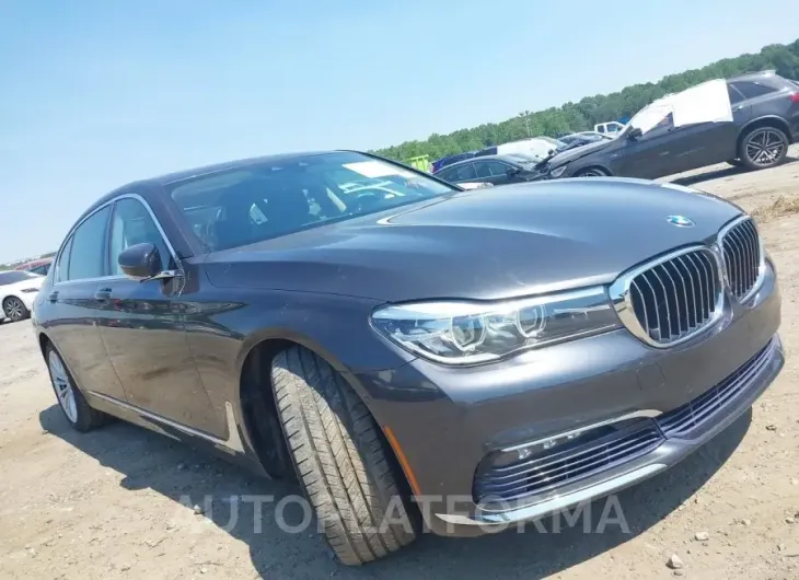 BMW 740I 2017 vin WBA7E2C54HG739309 from auto auction Iaai