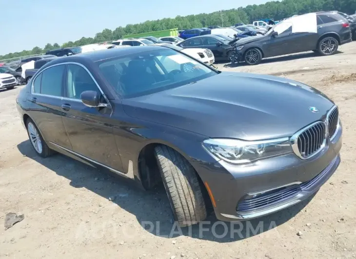 BMW 740I 2017 vin WBA7E2C54HG739309 from auto auction Iaai