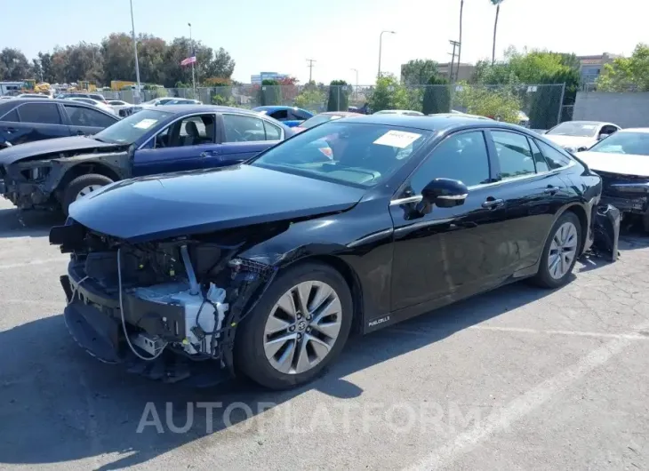 TOYOTA MIRAI 2023 vin JTDAAAAA2PA010158 from auto auction Iaai