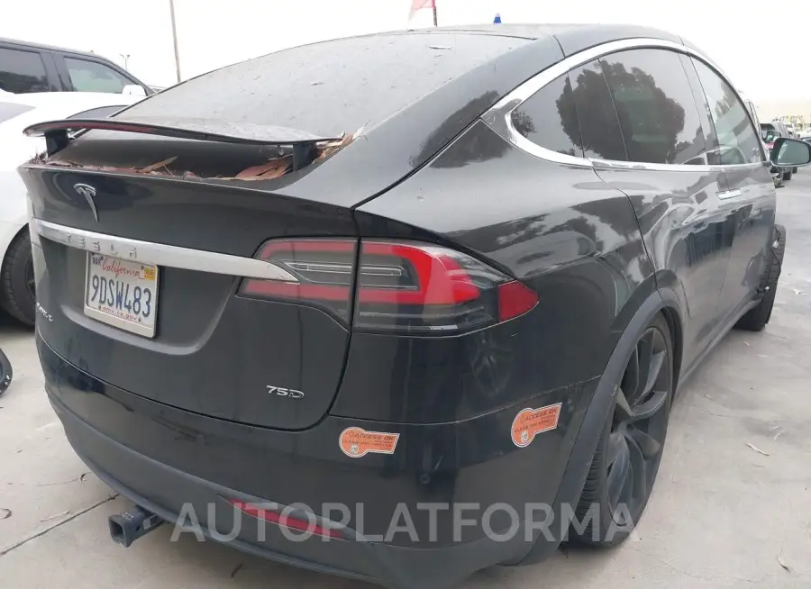 TESLA MODEL X 2018 vin 5YJXCBE24JF102545 from auto auction Iaai