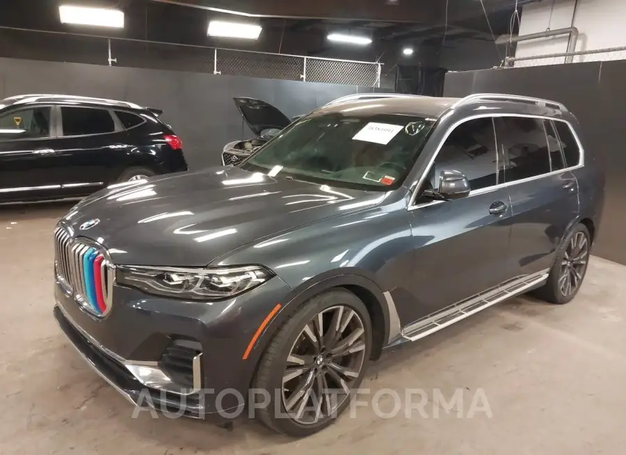 BMW X7 2021 vin 5UXCW2C04M9D89375 from auto auction Iaai