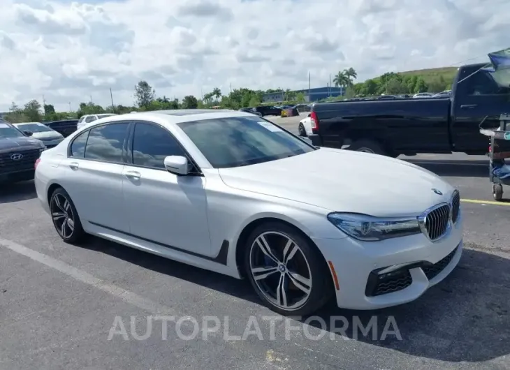 BMW 740I 2018 vin WBA7E2C58JG741862 from auto auction Iaai