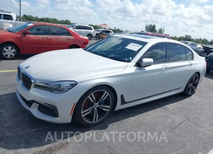 BMW 740I 2018 vin WBA7E2C58JG741862 from auto auction Iaai