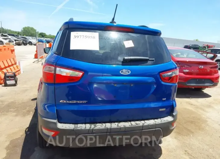 FORD ECOSPORT 2018 vin MAJ3P1TE0JC179703 from auto auction Iaai