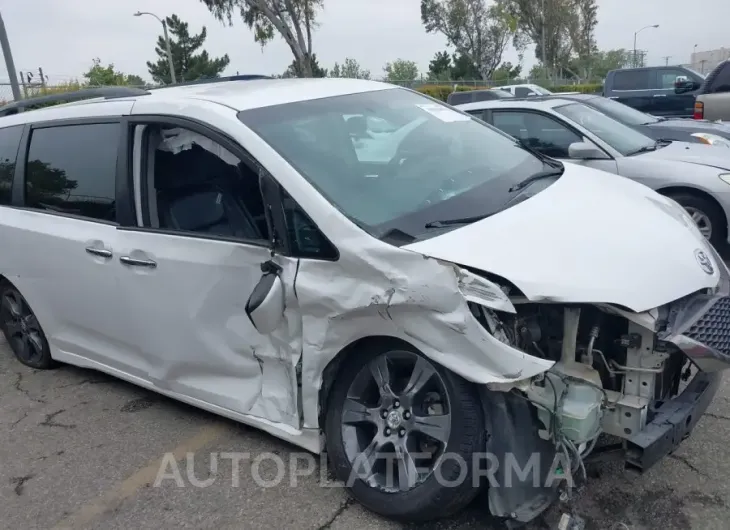 TOYOTA SIENNA 2015 vin 5TDXK3DC1FS638424 from auto auction Iaai