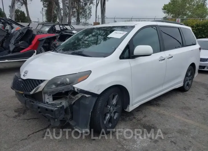 TOYOTA SIENNA 2015 vin 5TDXK3DC1FS638424 from auto auction Iaai