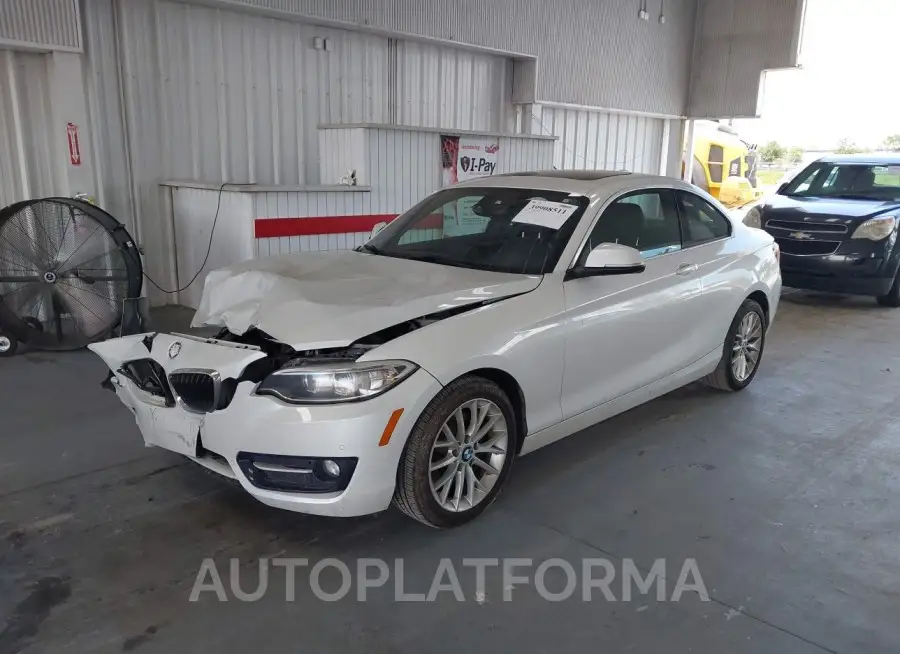 BMW 228I 2016 vin WBA1F9C53GV544369 from auto auction Iaai