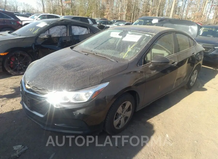 CHEVROLET CRUZE 2016 vin 1G1BC5SMXG7259473 from auto auction Iaai