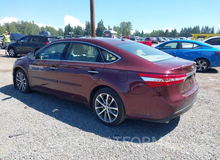 TOYOTA AVALON 2015 vin 4T1BK1EB6FU165101 from auto auction Iaai