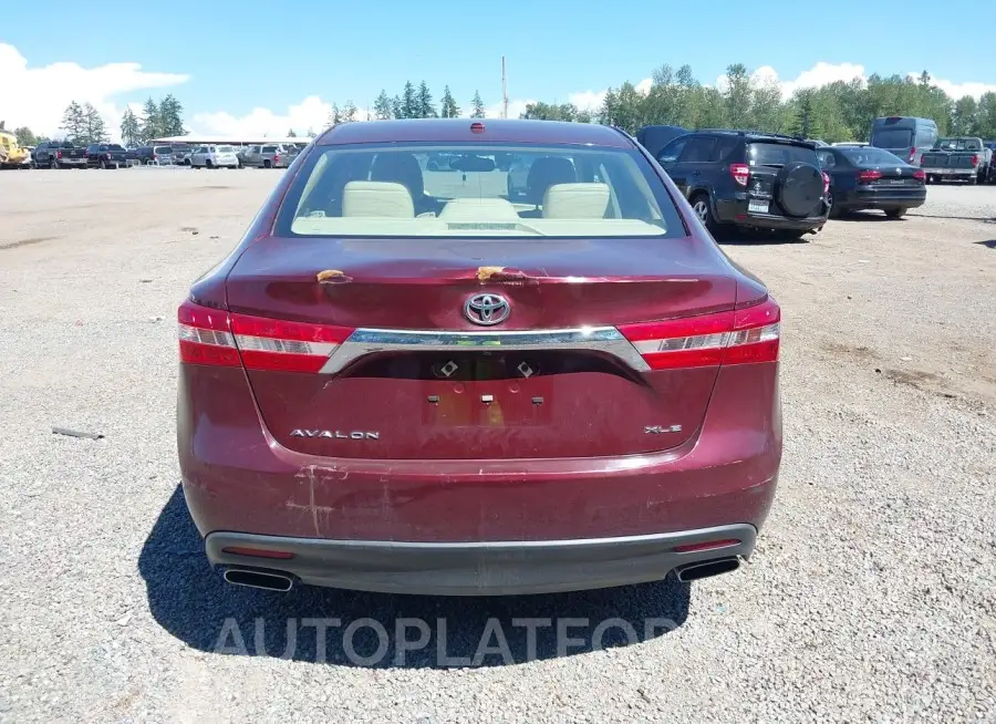 TOYOTA AVALON 2015 vin 4T1BK1EB6FU165101 from auto auction Iaai