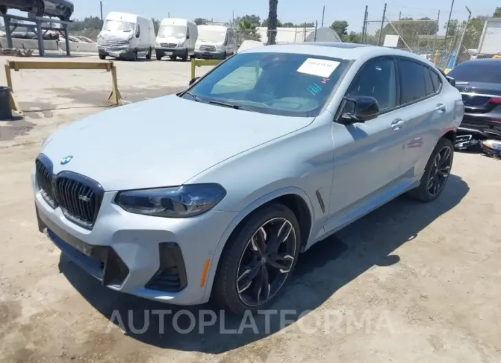 BMW X4 2023 vin 5UX43DT01P9R88034 from auto auction Iaai