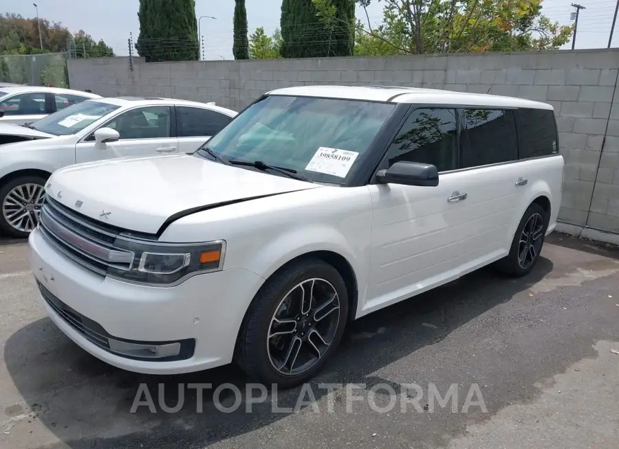 FORD FLEX 2015 vin 2FMGK5D84FBA14802 from auto auction Iaai