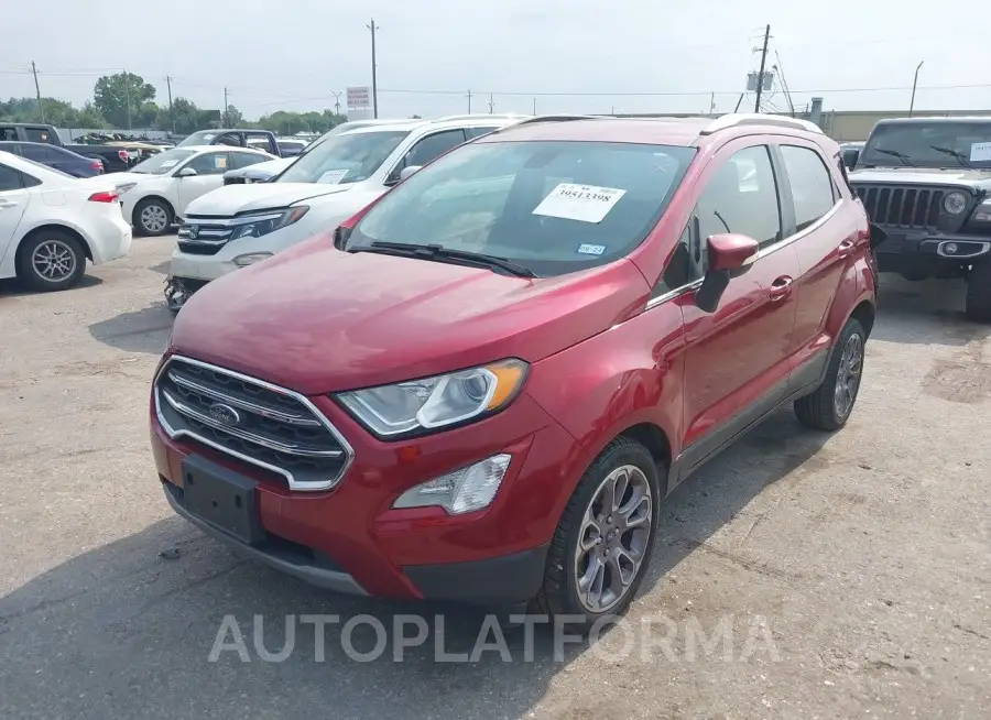 FORD ECOSPORT 2019 vin MAJ3S2KE8KC268913 from auto auction Iaai