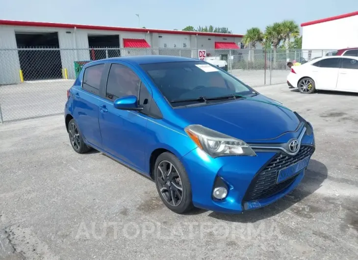 TOYOTA YARIS 2017 vin VNKKTUD30HA072468 from auto auction Iaai