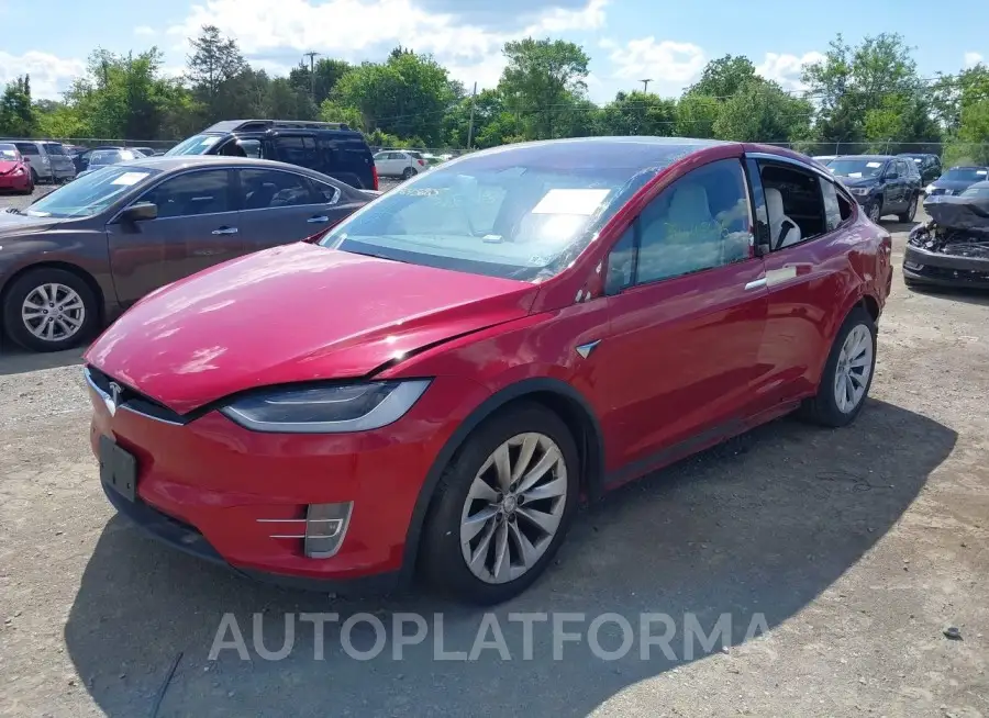 TESLA MODEL X 2018 vin 5YJXCBE26JF103731 from auto auction Iaai