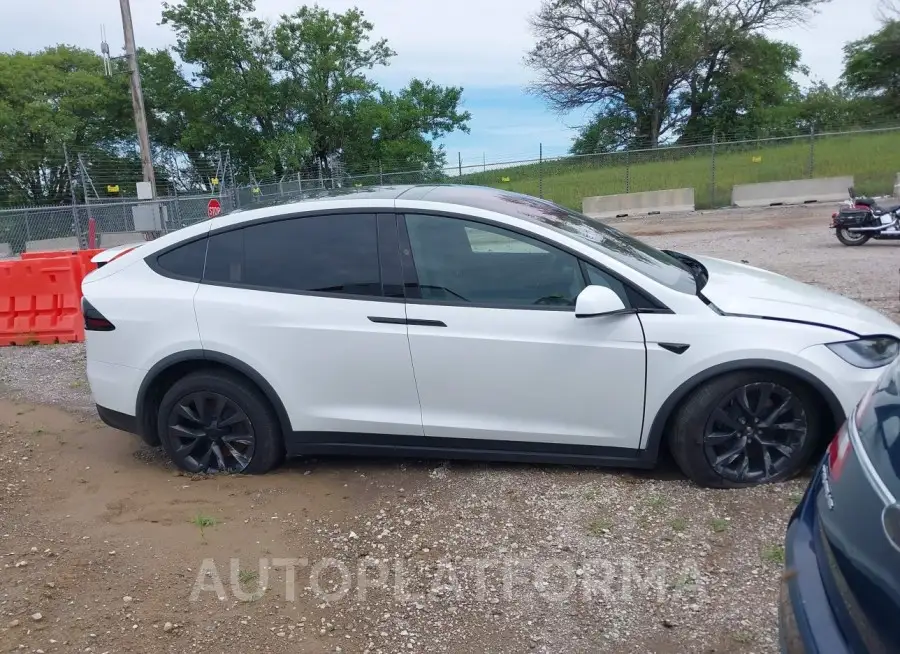 TESLA MODEL X 2024 vin 7SAXCDE5XRF436373 from auto auction Iaai