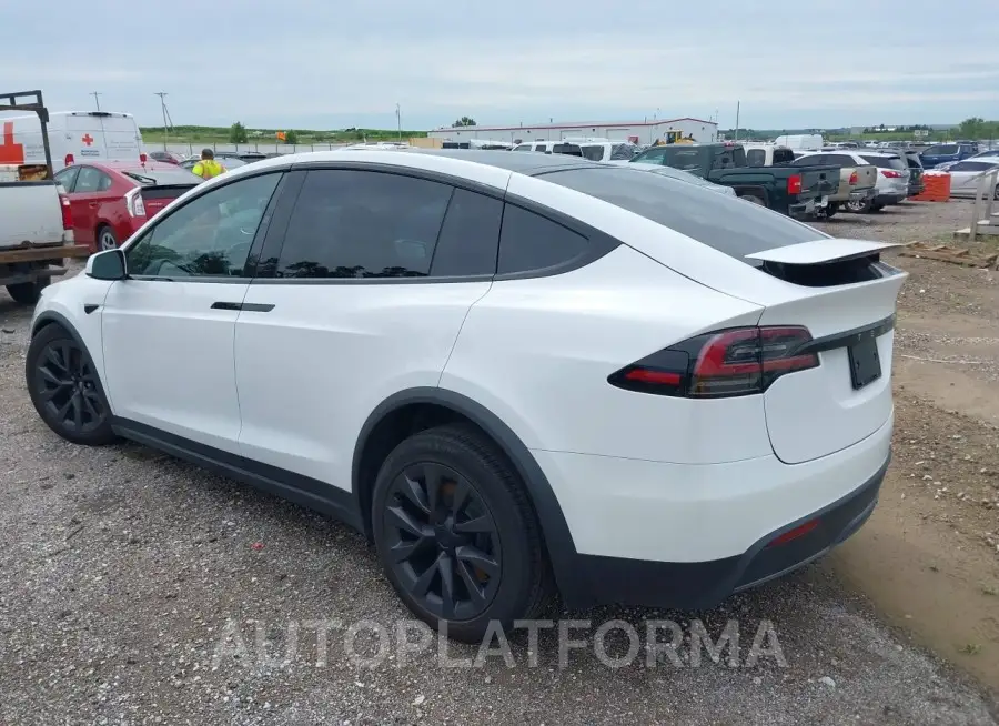 TESLA MODEL X 2024 vin 7SAXCDE5XRF436373 from auto auction Iaai