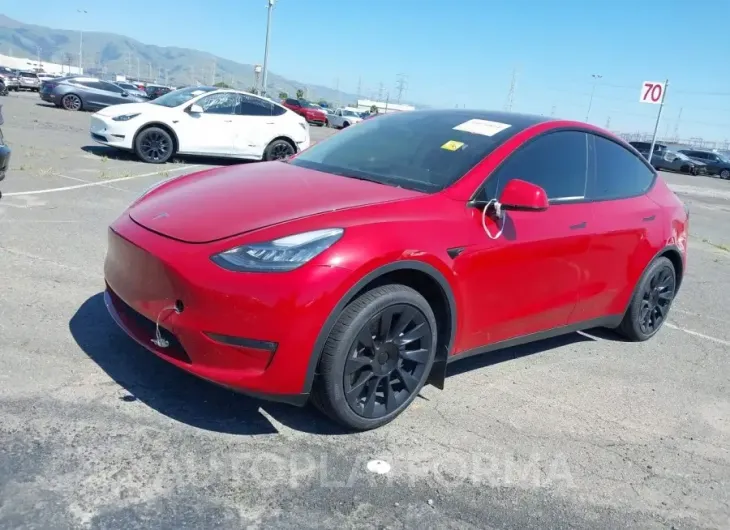 TESLA MODEL Y 2022 vin 7SAYGDEE2NF402933 from auto auction Iaai