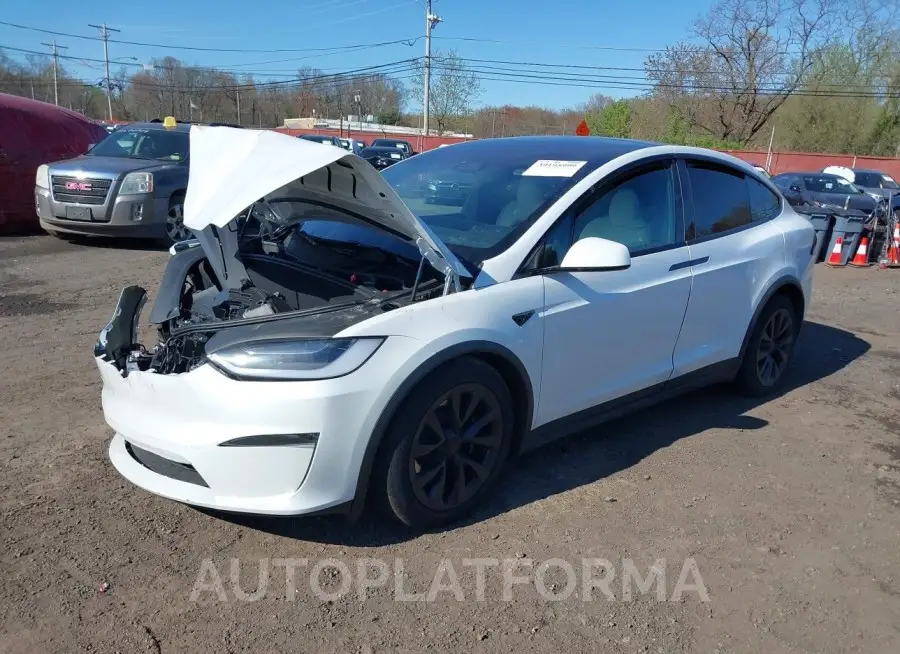 TESLA MODEL X 2023 vin 7SAXCBE52PF399305 from auto auction Iaai