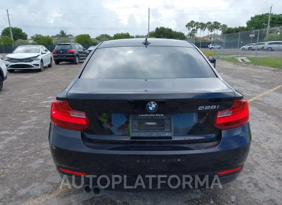 BMW 228I 2015 vin WBA1F5C52FV257211 from auto auction Iaai