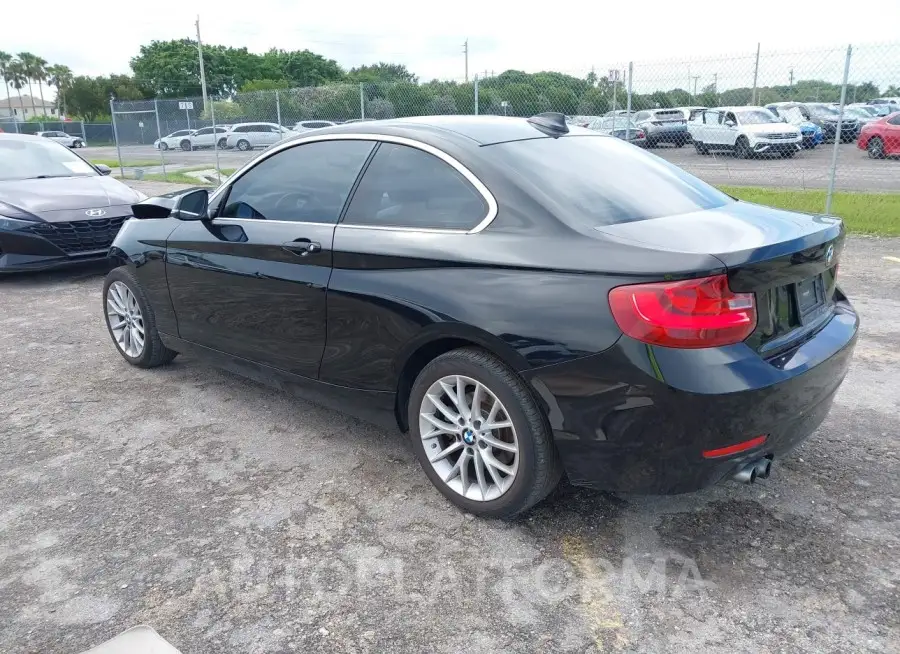 BMW 228I 2015 vin WBA1F5C52FV257211 from auto auction Iaai