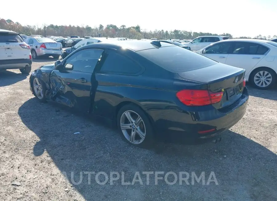 BMW 428I 2015 vin WBA3N5C51FK484600 from auto auction Iaai