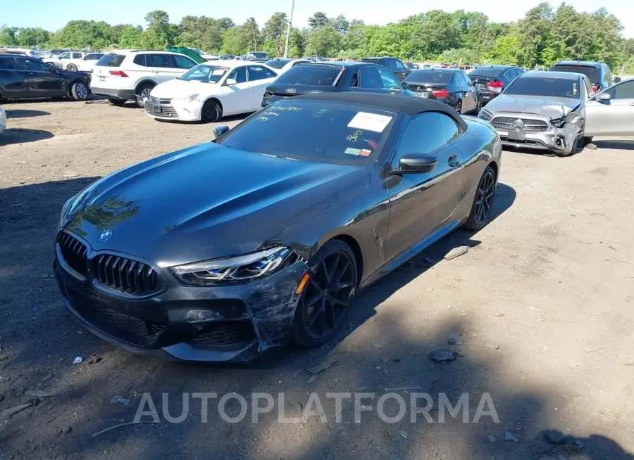 BMW M850I 2019 vin WBAFY4C54KBX39023 from auto auction Iaai