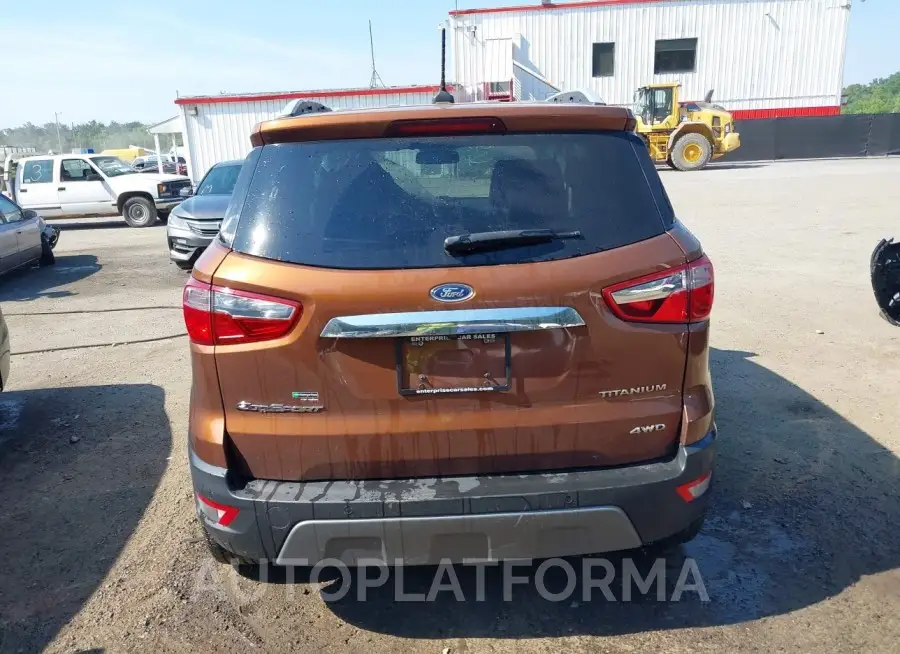 FORD ECOSPORT 2020 vin MAJ6S3KL3LC366220 from auto auction Iaai