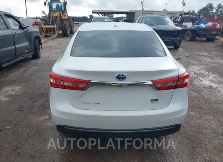 TOYOTA AVALON HYBRID 2015 vin 4T1BD1EBXFU044615 from auto auction Iaai