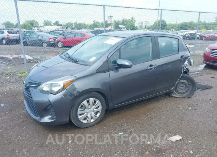 TOYOTA YARIS 2017 vin VNKKTUD30HA075774 from auto auction Iaai