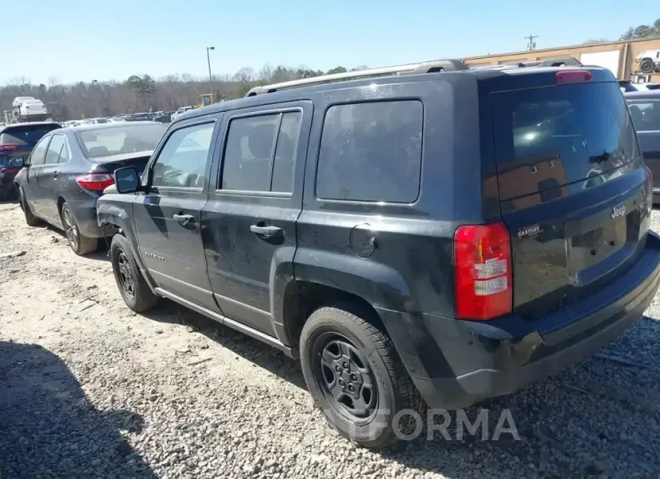 JEEP PATRIOT 2016 vin 1C4NJPBB6GD622762 from auto auction Iaai