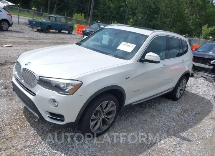 BMW X3 2015 vin 5UXWX9C57F0D58420 from auto auction Iaai