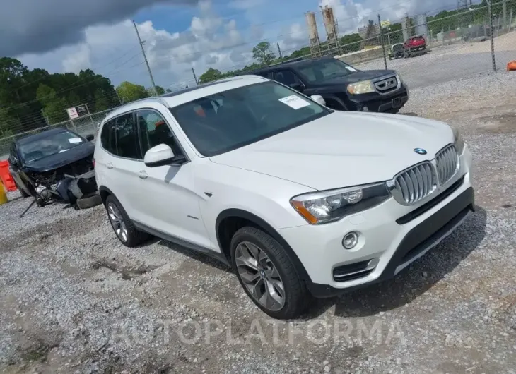 BMW X3 2015 vin 5UXWX9C57F0D58420 from auto auction Iaai