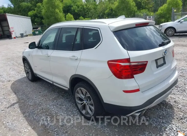 BMW X3 2015 vin 5UXWX9C57F0D58420 from auto auction Iaai