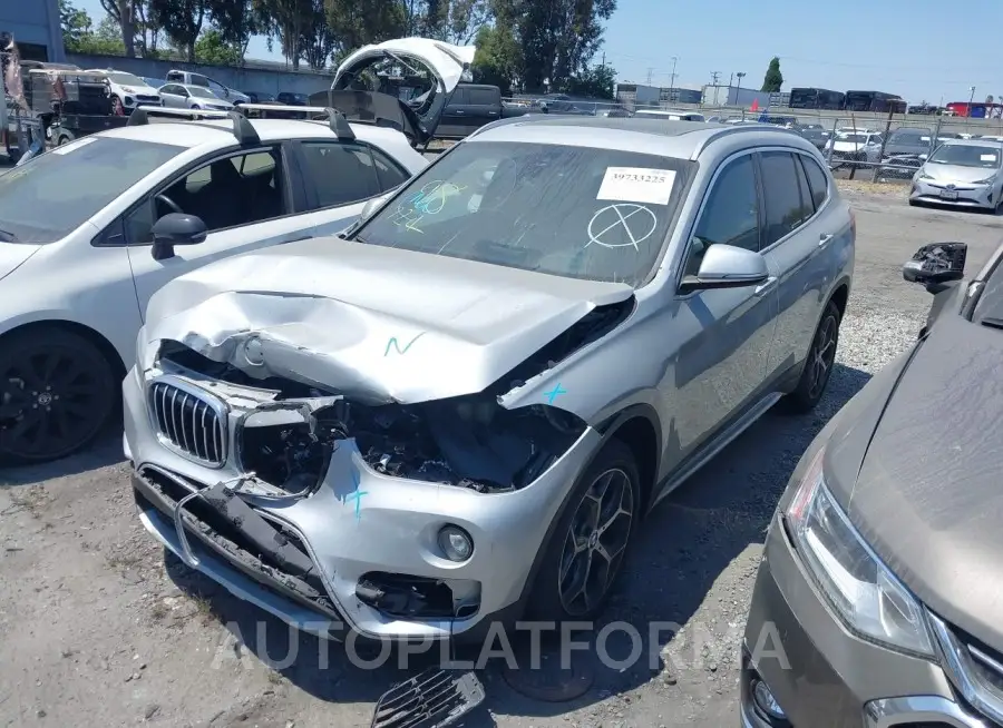 BMW X1 2019 vin WBXHU7C53K3H46456 from auto auction Iaai