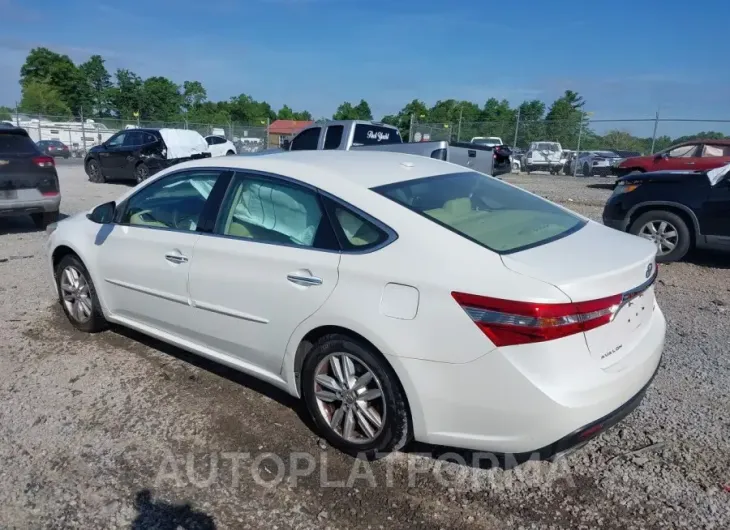 TOYOTA AVALON 2015 vin 4T1BK1EB2FU191694 from auto auction Iaai