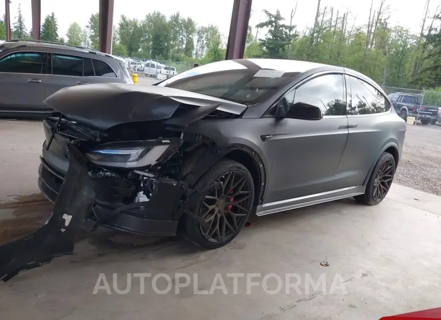 TESLA MODEL X 2019 vin 5YJXCBE4XKF185305 from auto auction Iaai