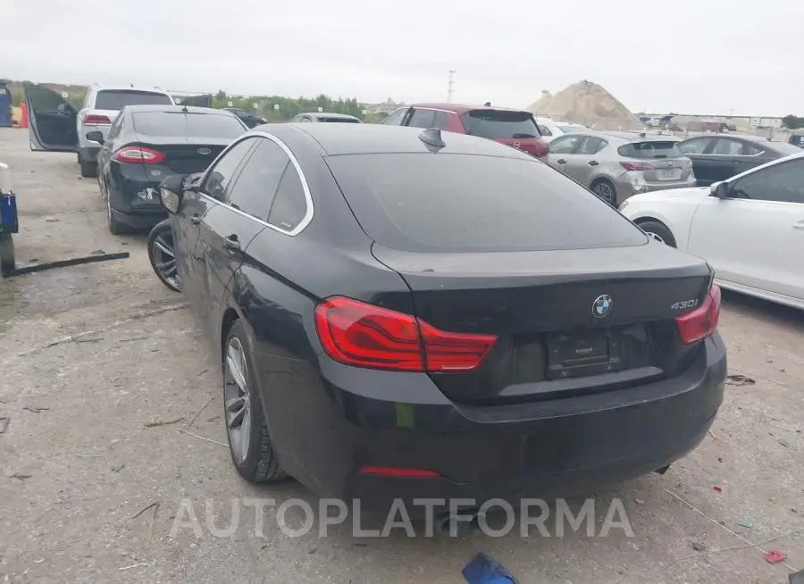 BMW 430I GRAN COUPE 2019 vin WBA4J1C55KBM14827 from auto auction Iaai