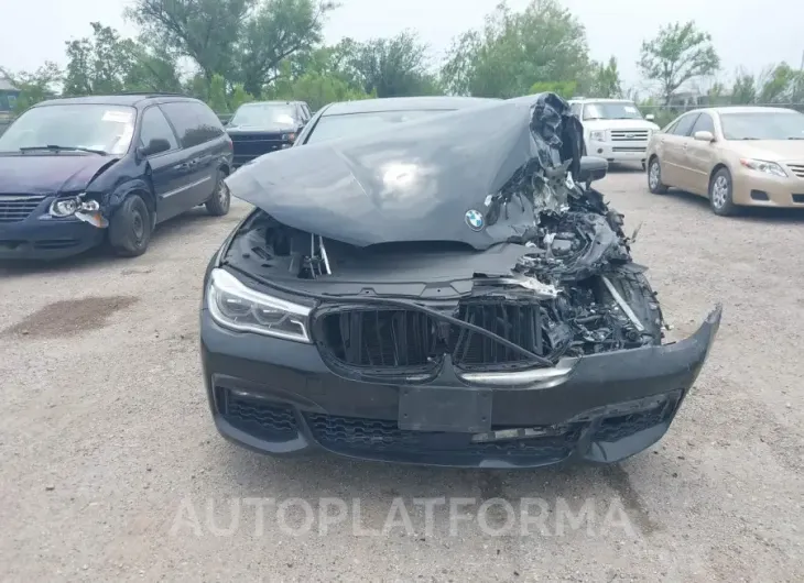 BMW 750I 2016 vin WBA7F2C52GG416419 from auto auction Iaai