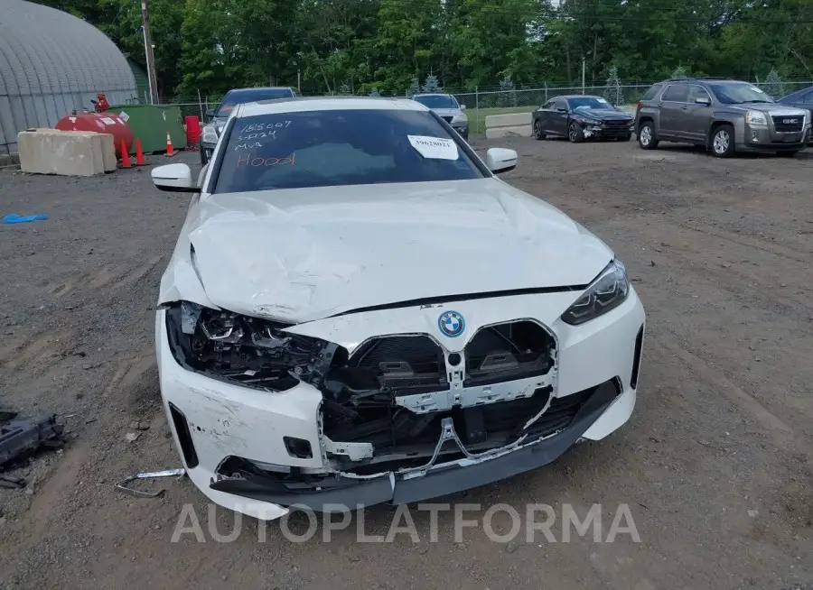 BMW I4 2023 vin WBY43AW03PFP66557 from auto auction Iaai