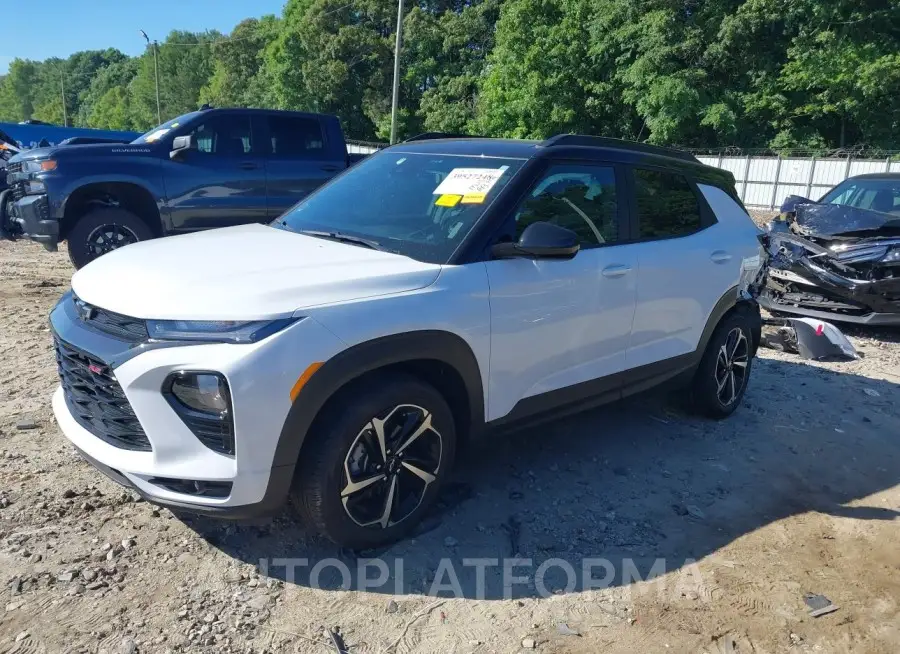 CHEVROLET TRAILBLAZER 2022 vin KL79MTSL1NB069275 from auto auction Iaai