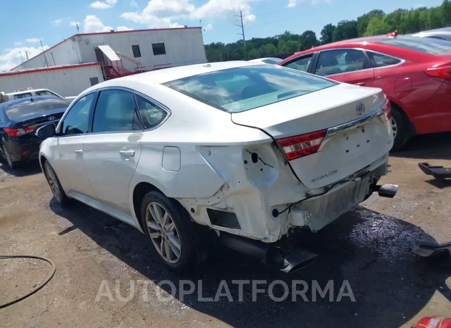 TOYOTA AVALON 2015 vin 4T1BK1EB9FU168980 from auto auction Iaai