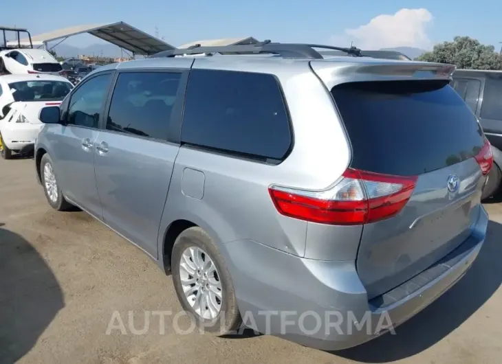 TOYOTA SIENNA 2017 vin 5TDYZ3DC7HS768050 from auto auction Iaai