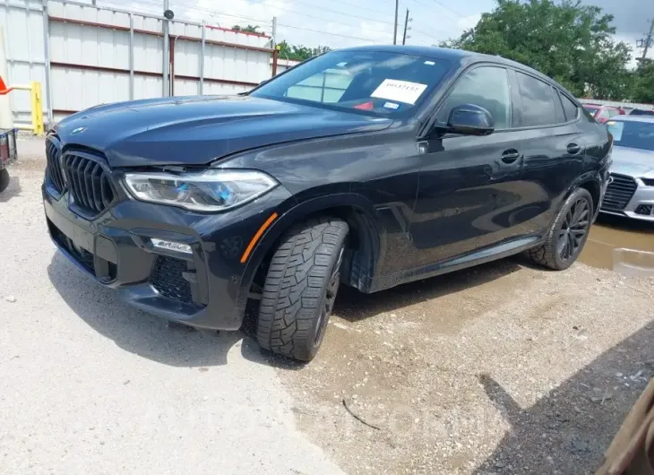 BMW X6 2020 vin 5UXCY8C03L9C67313 from auto auction Iaai