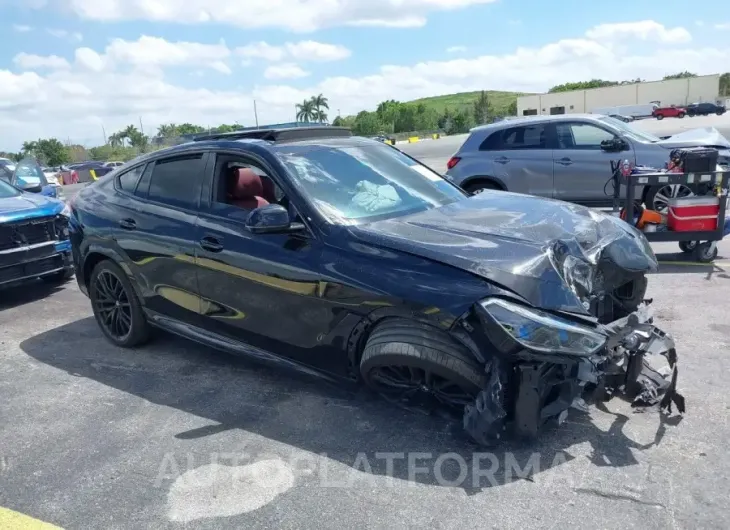 BMW X6 2022 vin 5UXCY8C09N9M89712 from auto auction Iaai